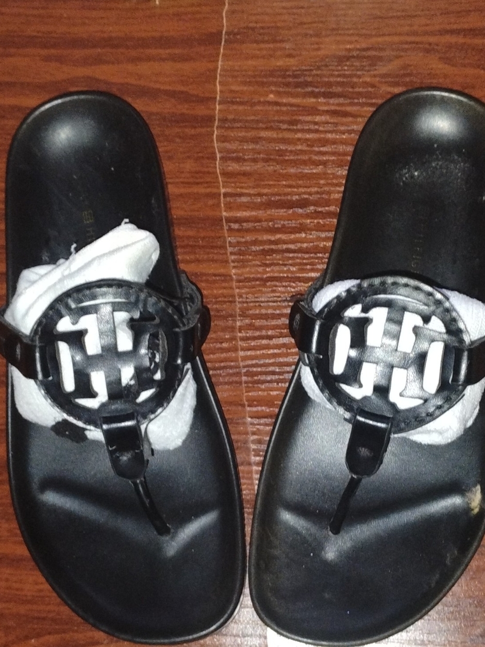 Tommy (!Hilfiger Hilfiger!) Black Textured Outsole with Logo